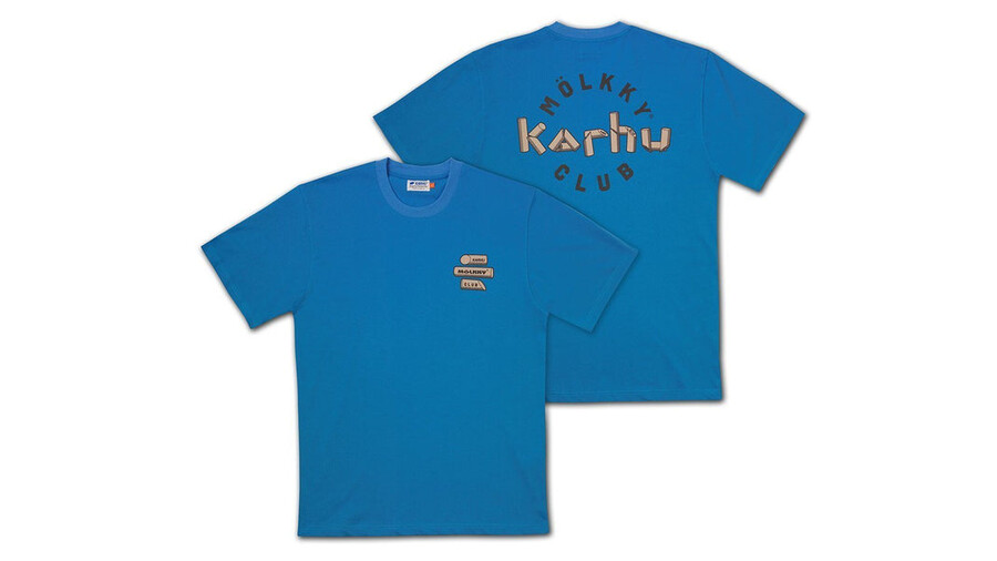 karhu x mölkky club t-shirt daphne chocolate torte