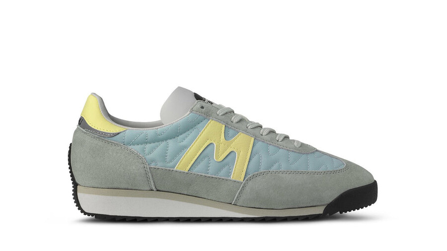 karhu mestari – aqua gray wax yellow lifestyle sneakers