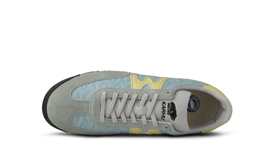 karhu mestari – aqua gray wax yellow lifestyle sneakers