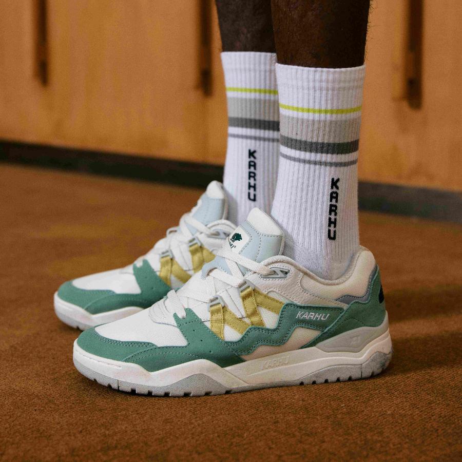 karhu fusion xt – iceberg green dusty yellow