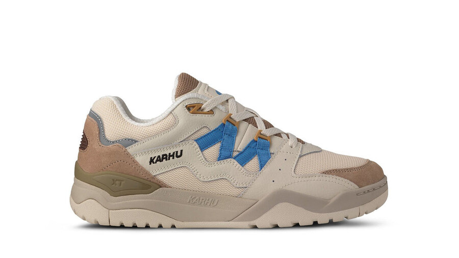 karhu fusion xt warm taupe azure blue - lifestyle sneakers