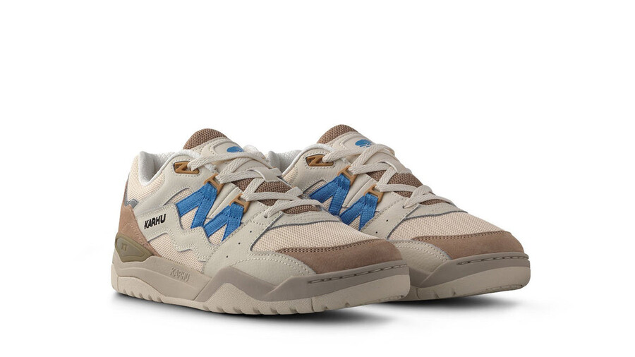 karhu fusion xt warm taupe azure blue - lifestyle sneakers